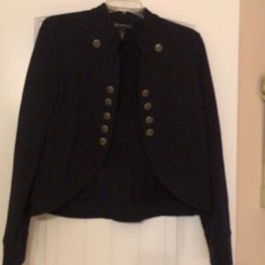 INC JACKET.. admiral buttons , slit in Back